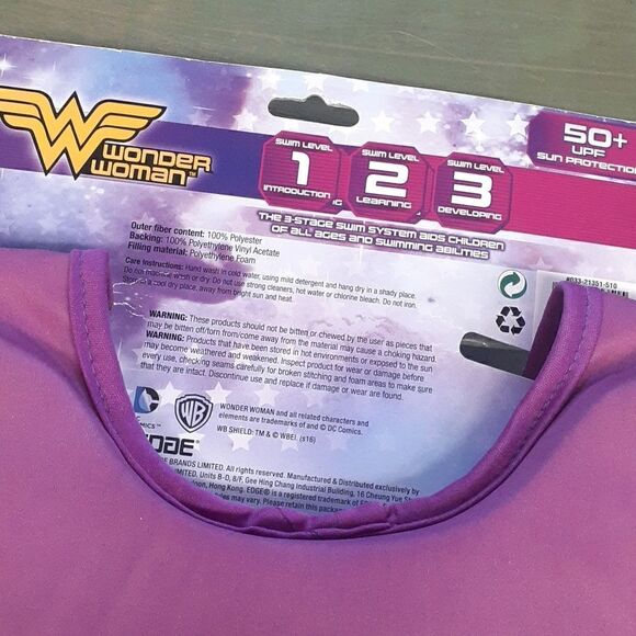Wonder Woman Swim Vest Justice League New M/L Cruise Vacation - Picture 6 of 8